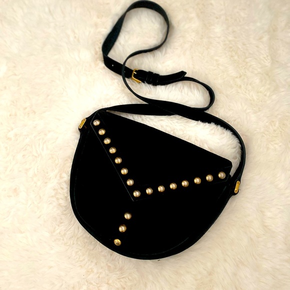 Yves Saint Laurent Handbags - Saint Laurent Y Studs Besace Crossbody Bag
